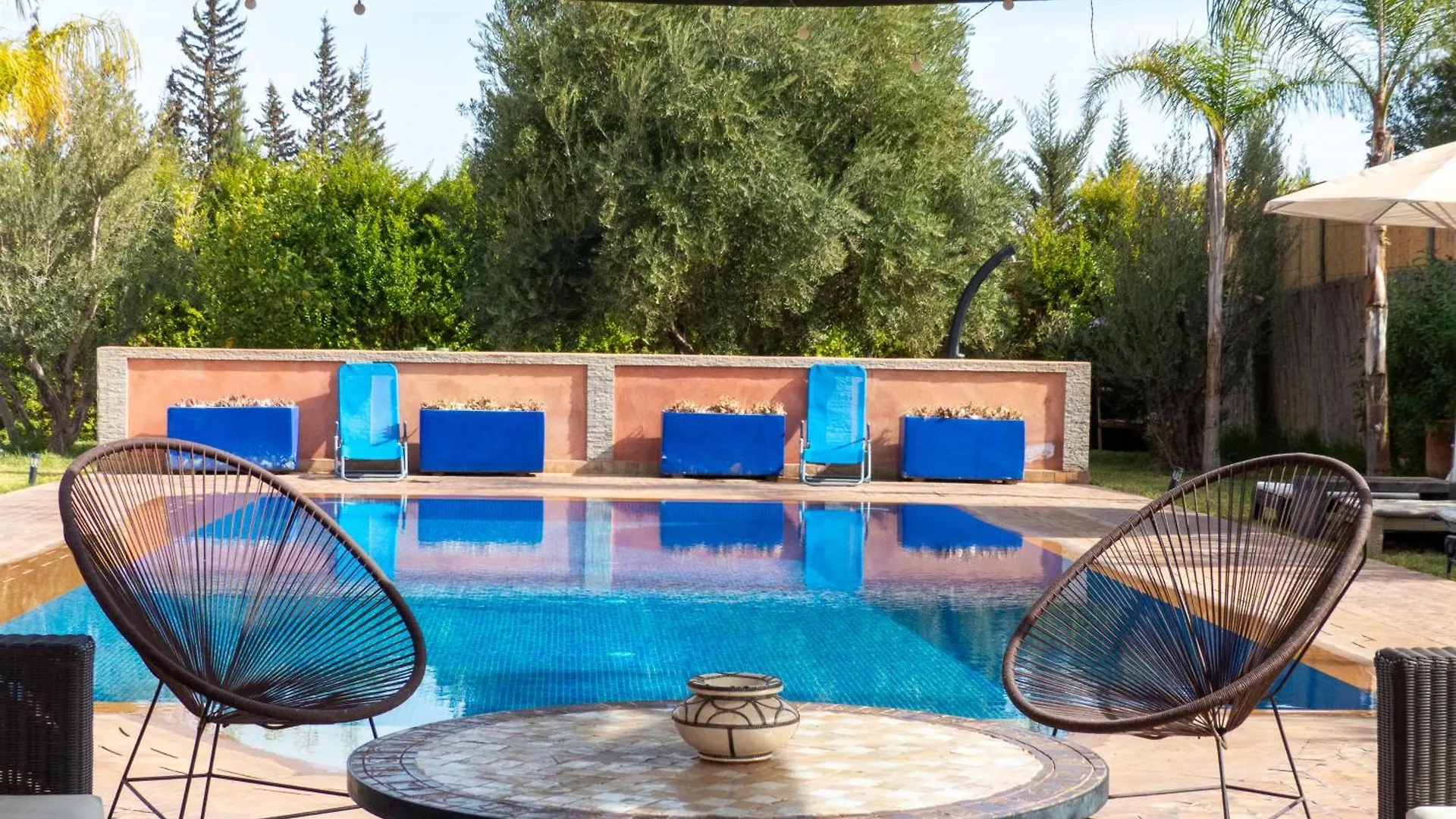 Villa Msholidays Des 3 Palmiers Suite Familiale Et Double Ouled Jelal